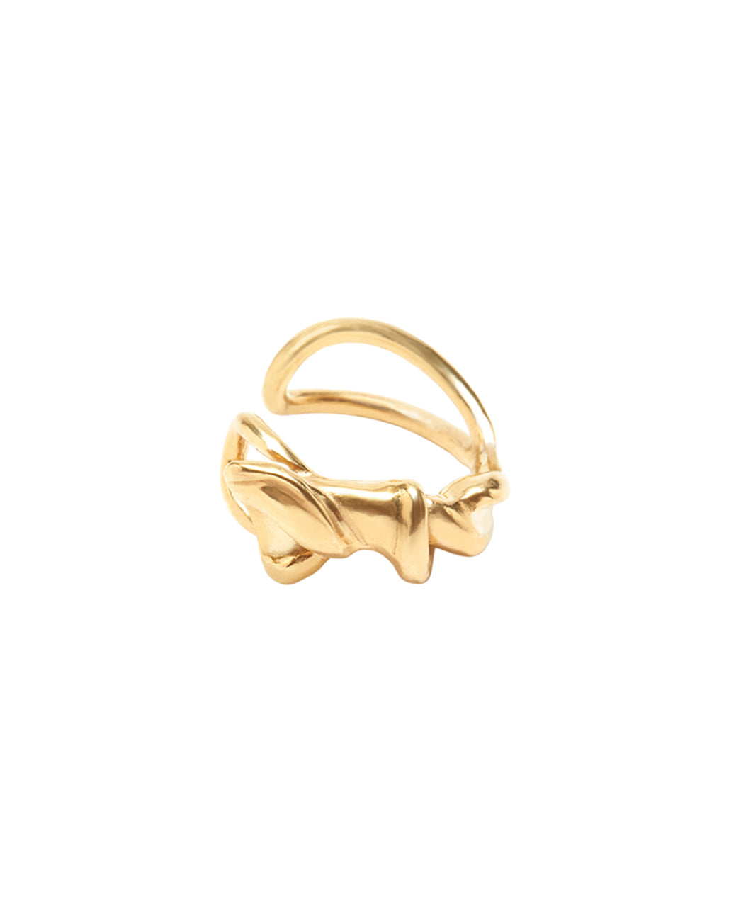 Twisted Ear-cuff | Gold Vermeil