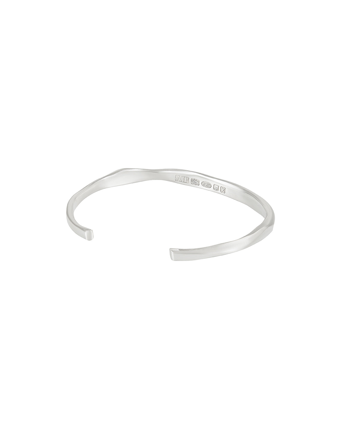 Soft Sculptural cuff | Recycled Sterling Silver