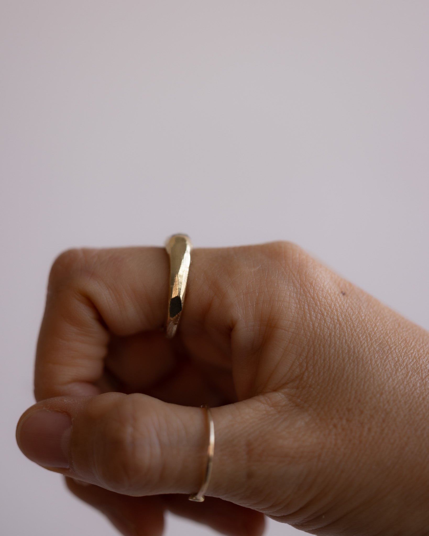 Dome Rose Cut Diamond Ring | Recycled Gold