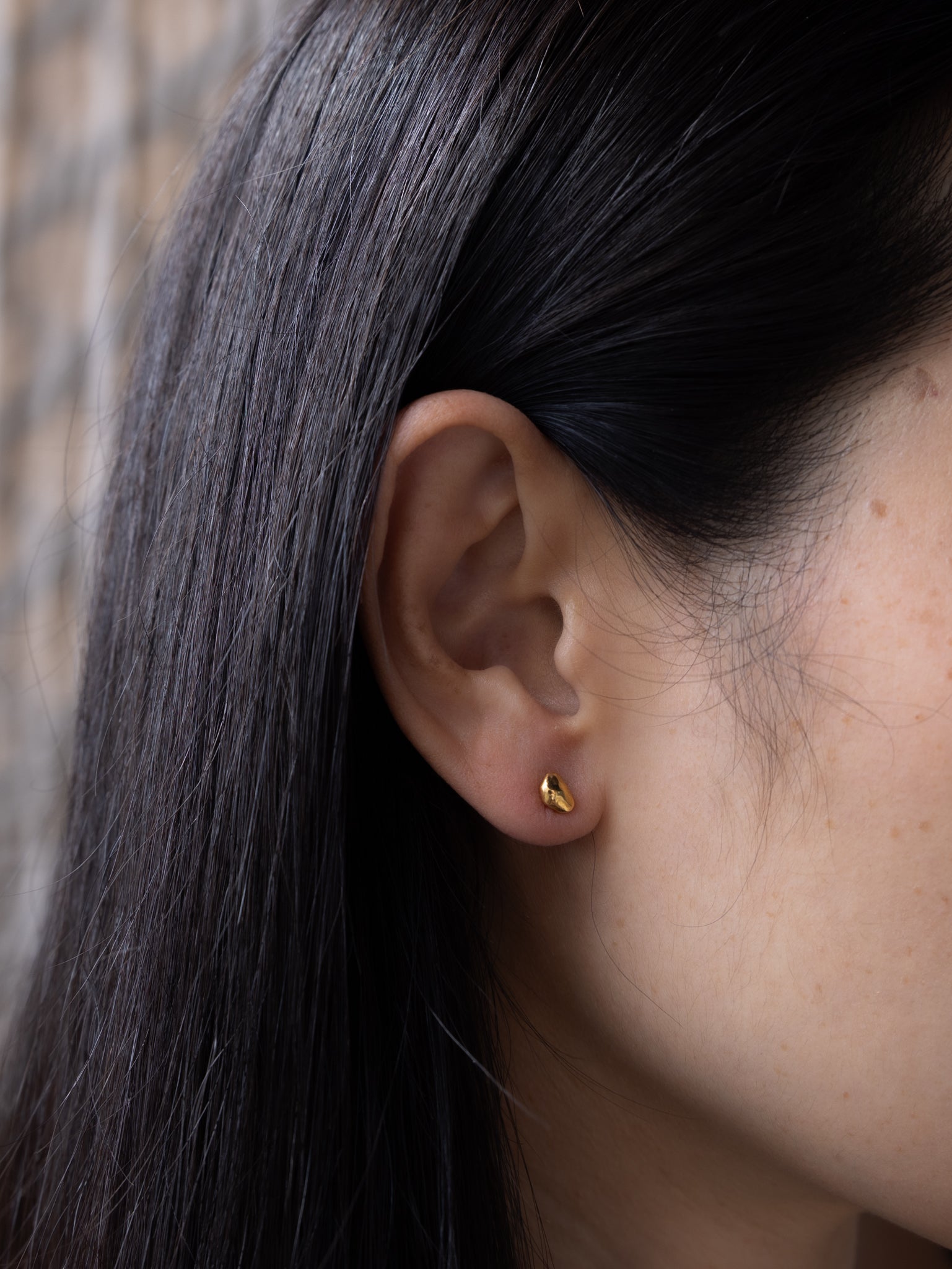 Triple or Single earrings | Gold Vermeil