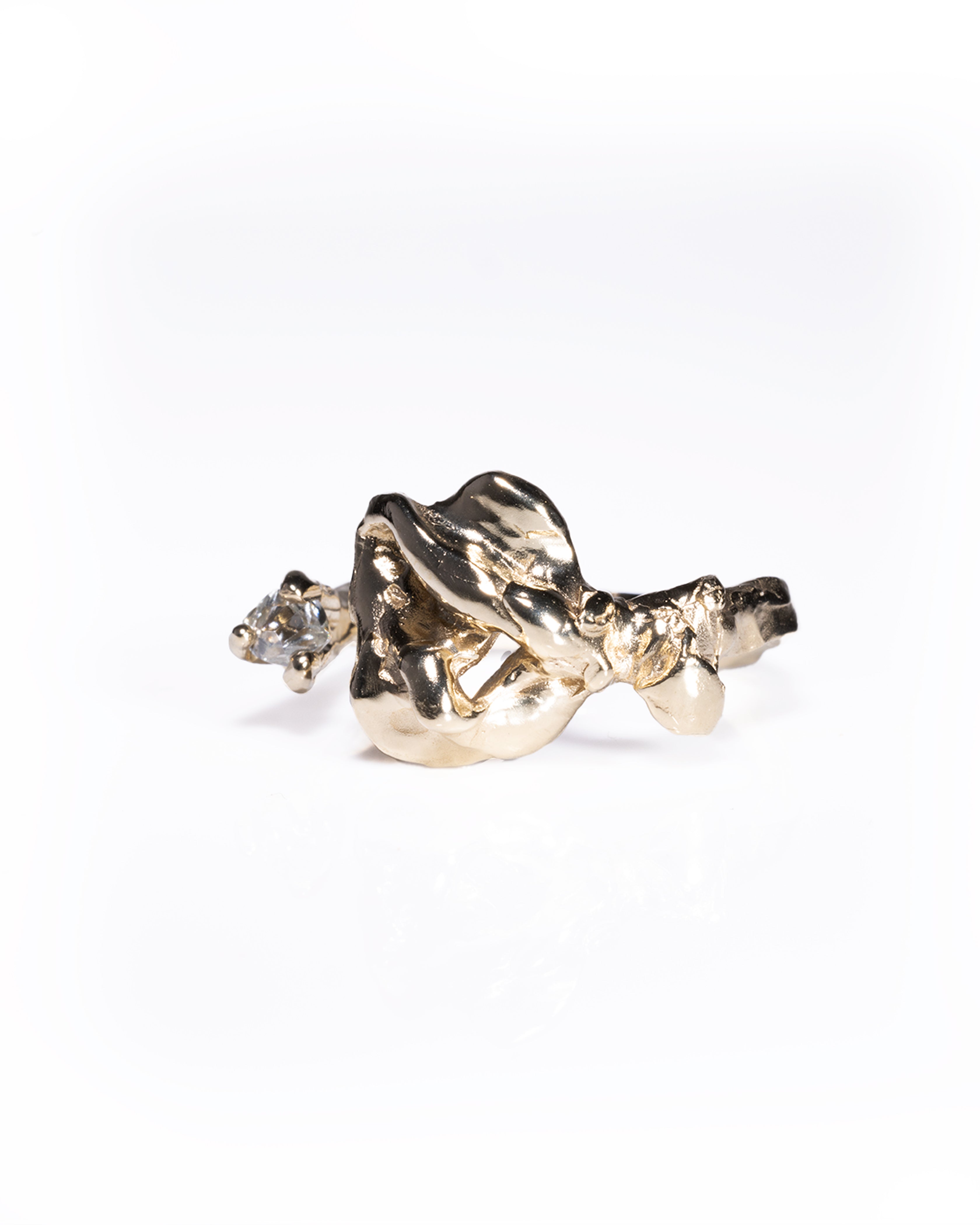 Rose Diamond ring | Ocean Diamond and 9ct Gold