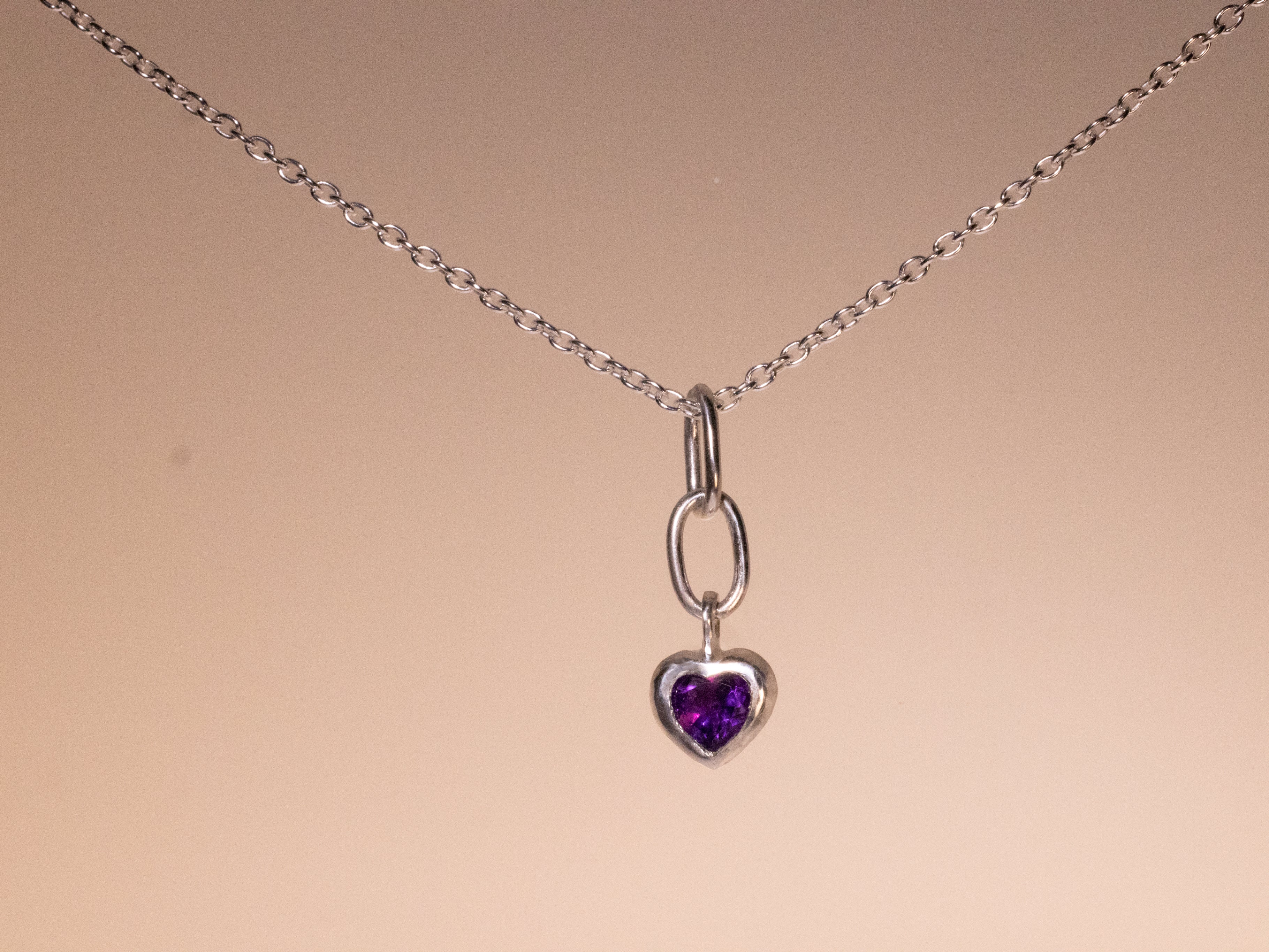 My Heart Is Read | Pink Tourmaline & Recycled Sterling Silver