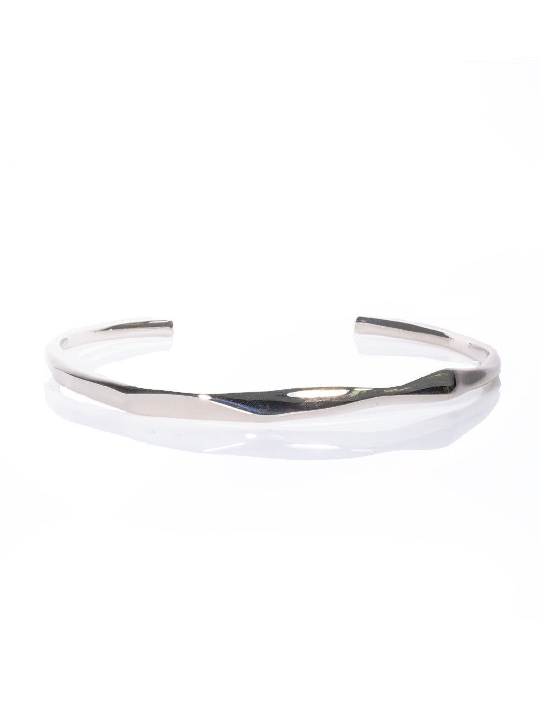 Soft Sculptural cuff | Recycled Sterling Silver