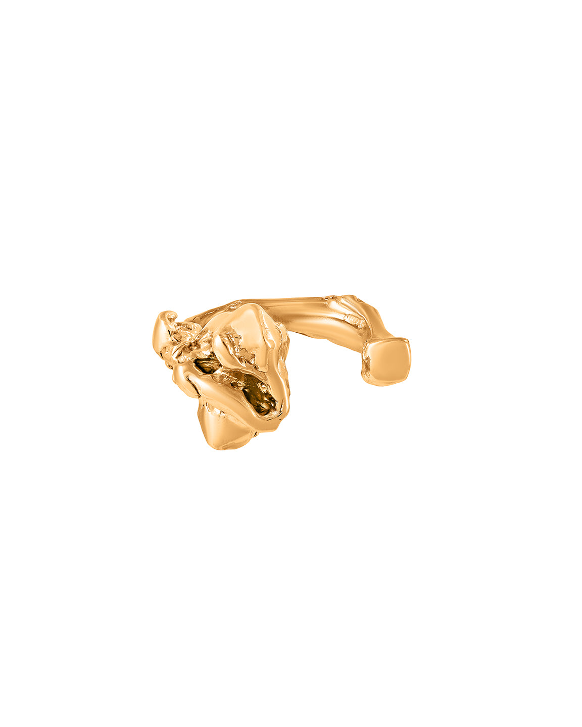 Fluid Rose ring | Gold Vermeil