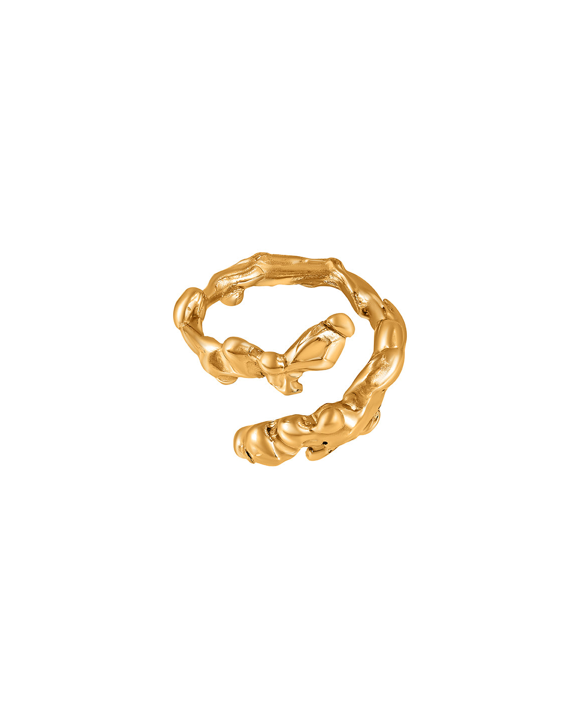 Organic Open Ring | Gold Vermeil