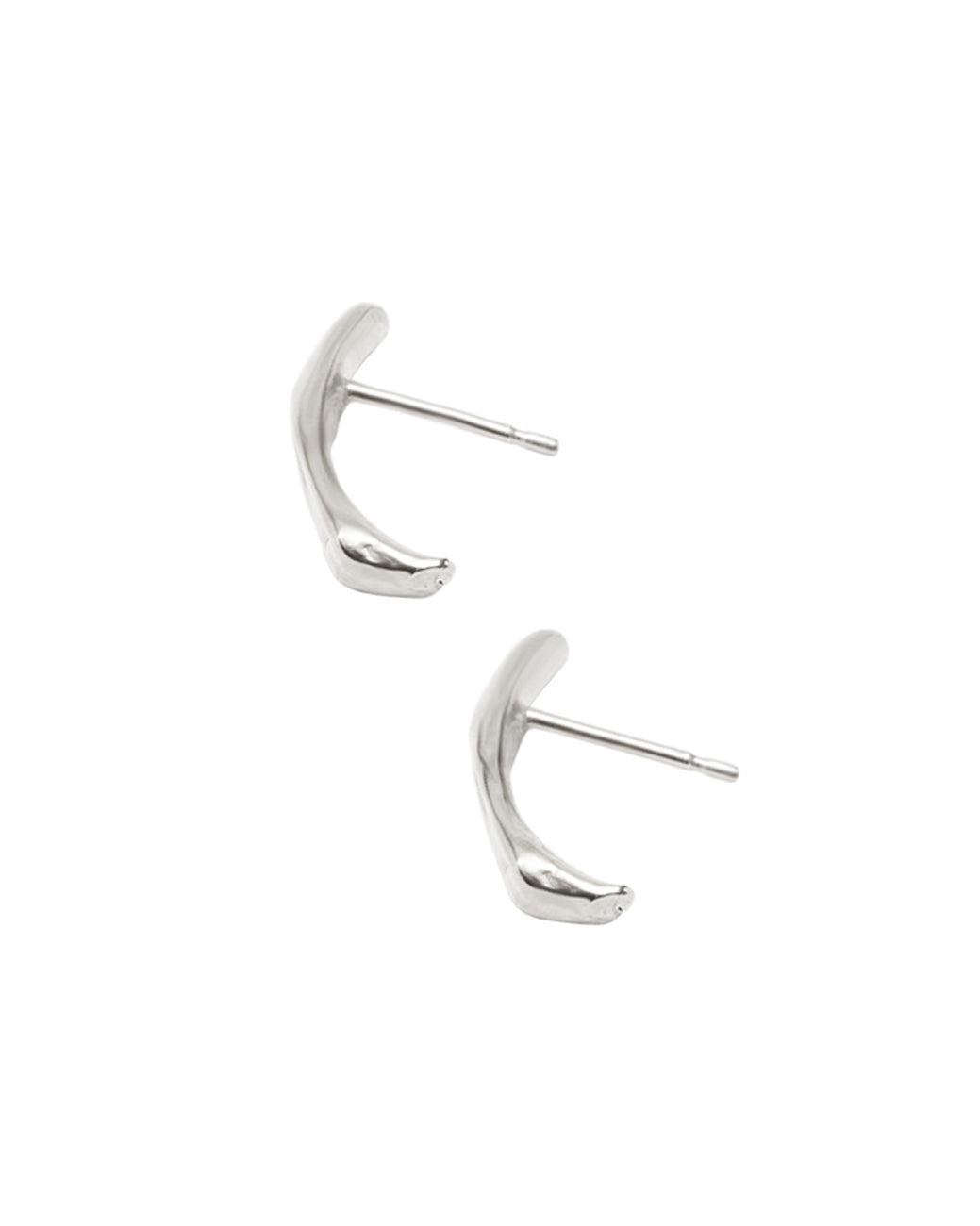 Fluid studs | Recycled Sterling Silver