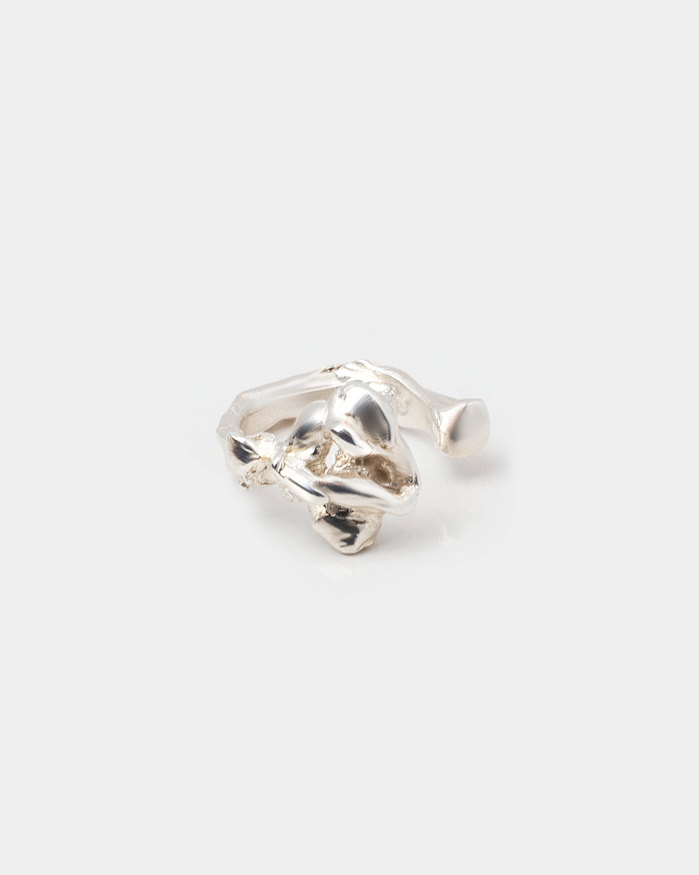 Fluid Rose Ring | Recycled Sterling Silver