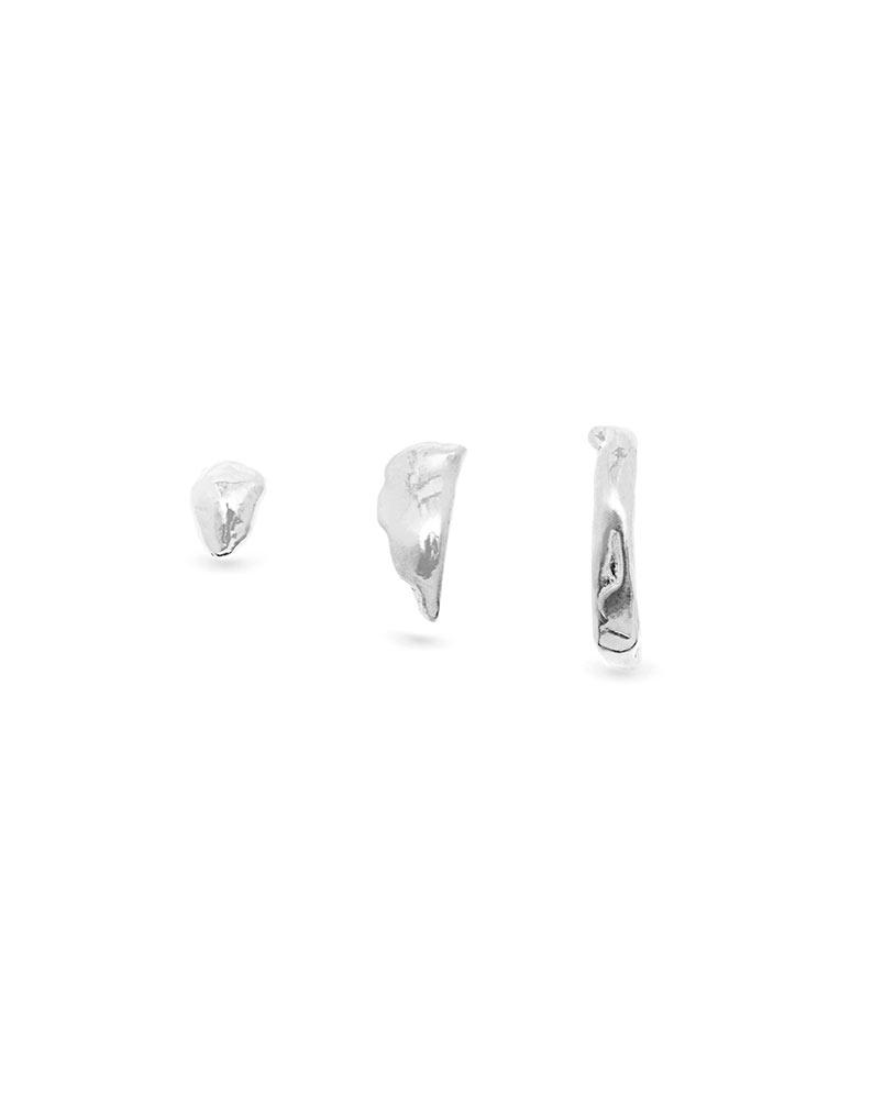 Sterling silver earring studs set from allitsforms