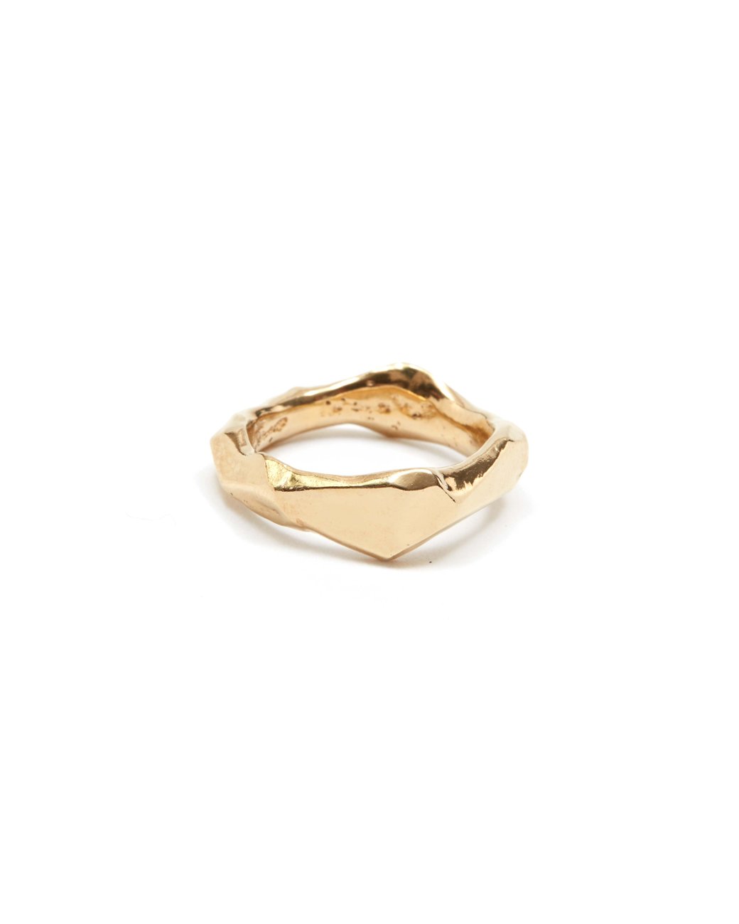 Soft Sculptural Ring Band | Use Your Gold