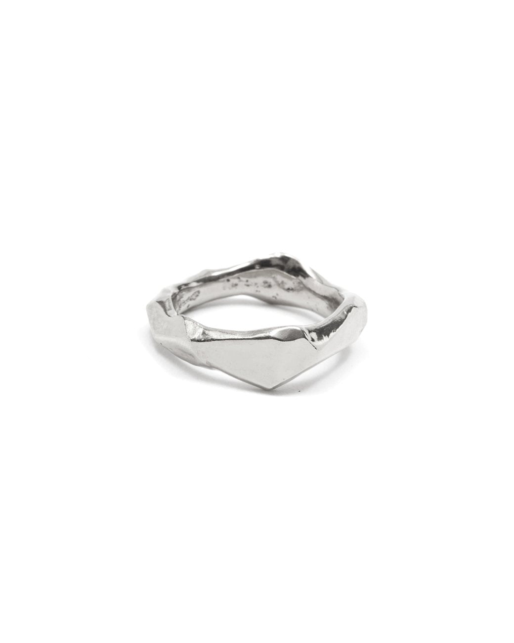 Soft Sculptural Ring Band | Recycled Sterling Silver