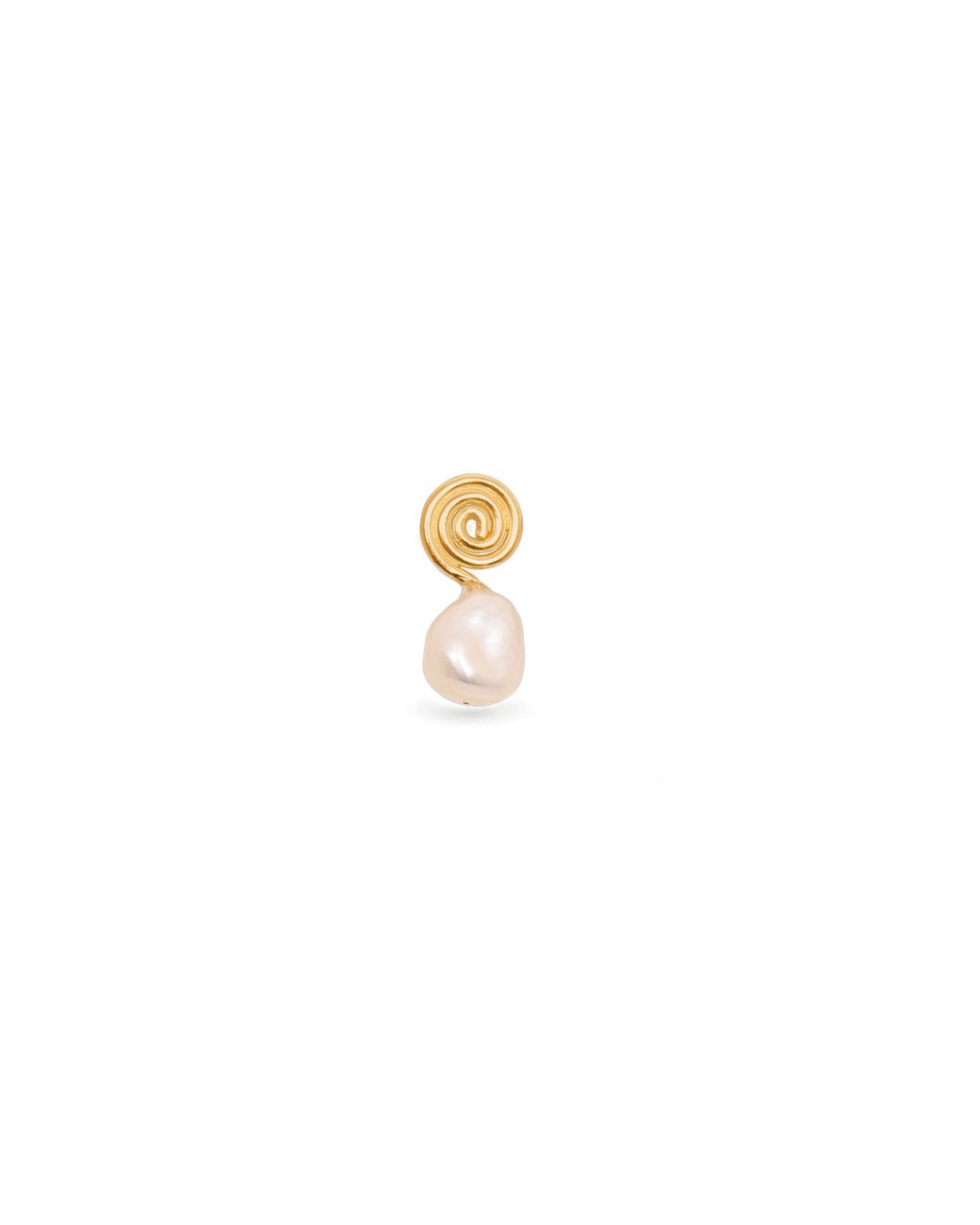 Spiral Diamond Studs  earrings | 9ct Single Origin Mine Gold 